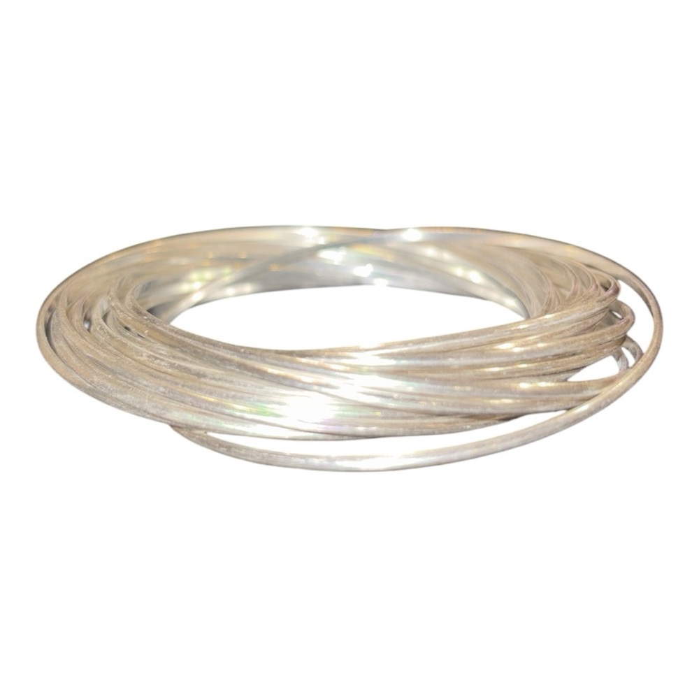 Silpada 21 Bangle Salute Sterling Silver 925 Interlocking Bracelets EUC LS